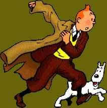 Тинтин (Tintin) - главный герой - репортер, обожающий приключения и Сноуи (Snowy) - верный пес со склонностью к употреблению горячительных напитков. Тинтин (Tintin) - главный герой - репортер, обожающий приключения и Сноуи (Snowy) - верный пес со склонностью к употреблению горячительных напитков.