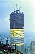 Строительство ВТЦ. 1970 г. Строительство ВТЦ. 1970 г.