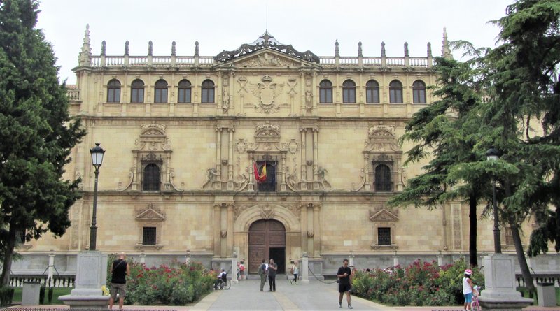 Renaissance facade of the Colegio Mayor de San Ildefonso, University of Alcalá