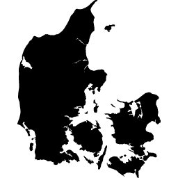 Карта Дания
