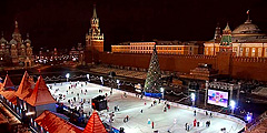 На Красной площади открылся каток
