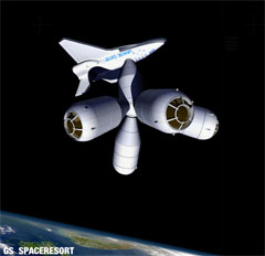 В 2012 году на орбите откроется первый космический отель