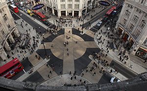 В Лондоне появился диагональный перекресток