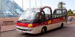 Экскурсионный автобус появился в Монако