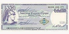 Сбербанк продает дорожные чеки American Express без комиссии
