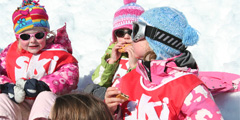 Юные горнолыжники на курорте Ле-Же станут настоящими индейцами