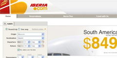 На московские рейсы Iberia можно зарегистрироваться в интернете