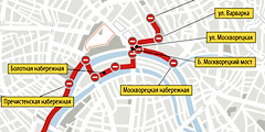 Движение в центре Москвы снова перекроют