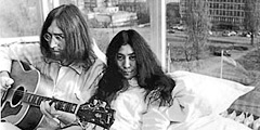 Неизвестные фотографии Джона Леннона и Йоко Оно - на выставке в Москве