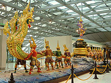 Тайских демонов выселят из зала прилета аэропорта Суваннапум