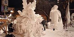 Фестиваль снежной скульптуры в Новосибирске