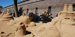 Фестиваль песчаных скульптур в Санкт-Петербурге