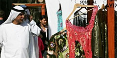 Традиционный арабский рынок в Дубае привлекает туристов