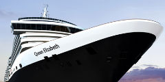 Роскошный лайнер Queen Elizabeth отправился в первый рейс