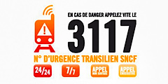 В Иль-де-Франс заработал телефон спасения для пассажиров поездов
