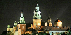 Заработала новая подсветка Вавельского холма в Кракове