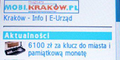 Туристы смогут получить информацию о Кракове через мобильный телефон