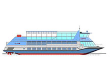 В России спустят на воду колесный круизный теплоход