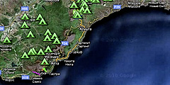 Маршруты и стоянки в горах Крыма можно найти на картах в интернете