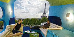 На крыше музея Парижа открывается отель