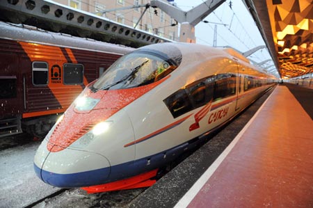 РЖД начала продажу билетов на высокоскоростной поезд \Москва-Петербург\