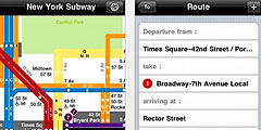Приложения для iPhone помогут туристам сориентироваться в нью-йоркском метро