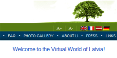 У Латвии новый официальный сайт