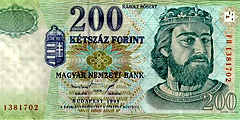 Купюры в 200 форинтов прекращают хождение в Венгрии