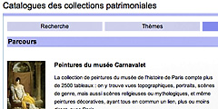 Коллекции музеев Парижа представлены в интернете