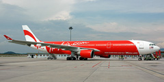 AirAsia X получила первый самолет