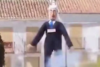 В испанском городке сожгли чучело Нетаньяху: Израиль вызвал посла