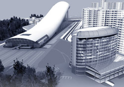 В Подмосковье строят крытый горнолыжный комплекс