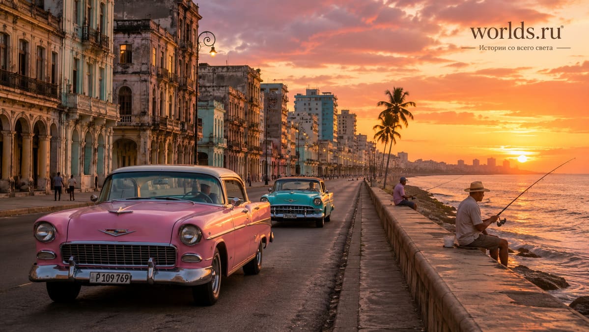 Гавана: малекон, ром и старые Cadillac в солнце